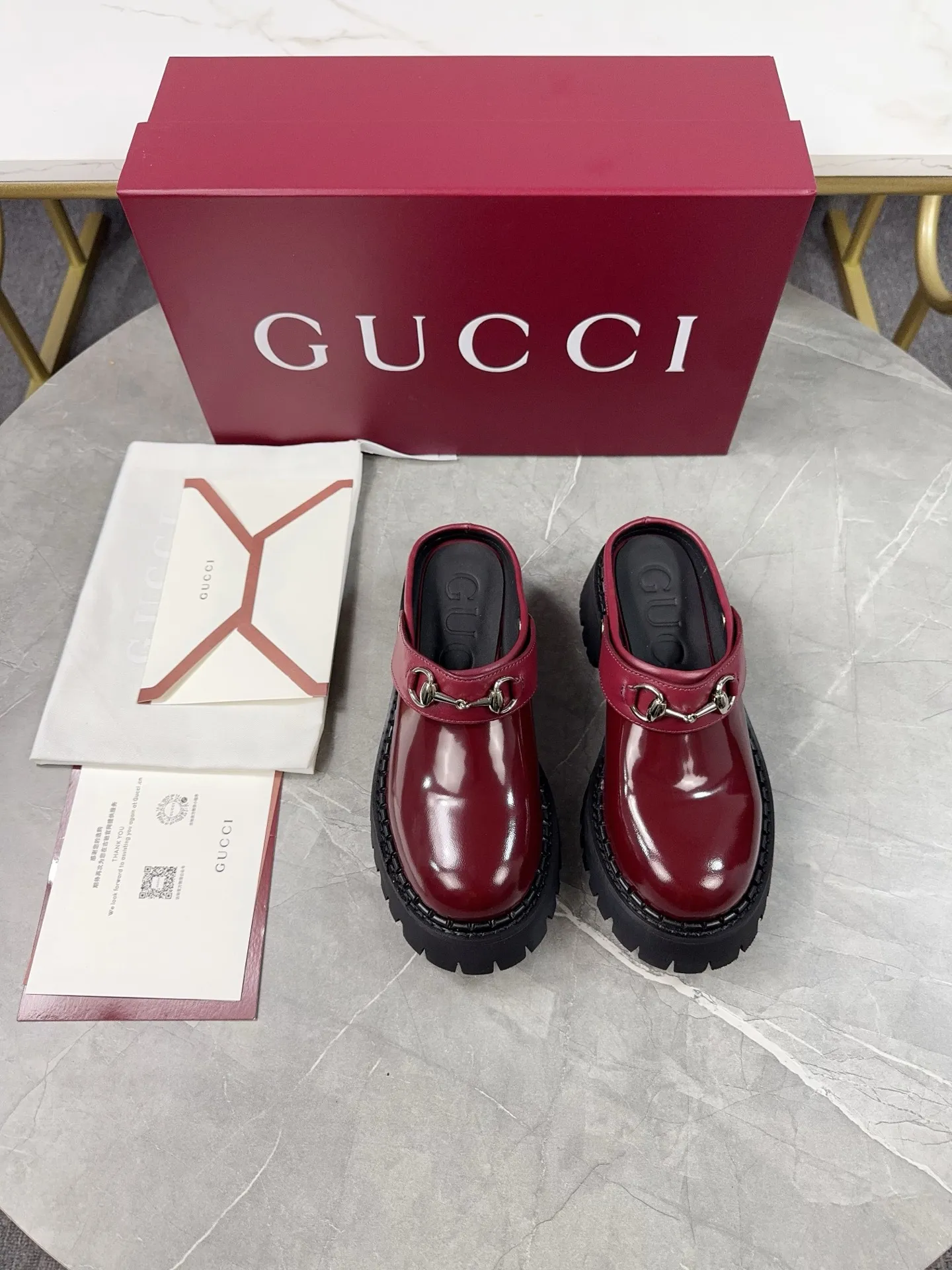 p500🐮🐮Gucci2024 new model, double GG groove thick-soled Loaf platform shoes. The original version is made 1:1. Super beautiful quality, classic model at the counter. ❶Upper: original frosted cowhide ❷Inner lining: water-dyed cowhide ❸Feet: water-dyed cowhide ❹Outsole: ultra-light original sole ❺thick sole heightening: 3.5cn ❻Packing: original packaging ❼Number: Women's 35-42 (41 42 customized, non-returnable) Men's model: 38-46 (45, 46 customized, non-returnable)